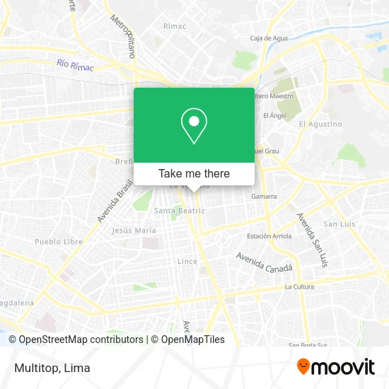 Mapa de Multitop
