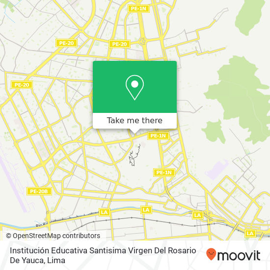 Institución Educativa Santisima Virgen Del Rosario De Yauca map