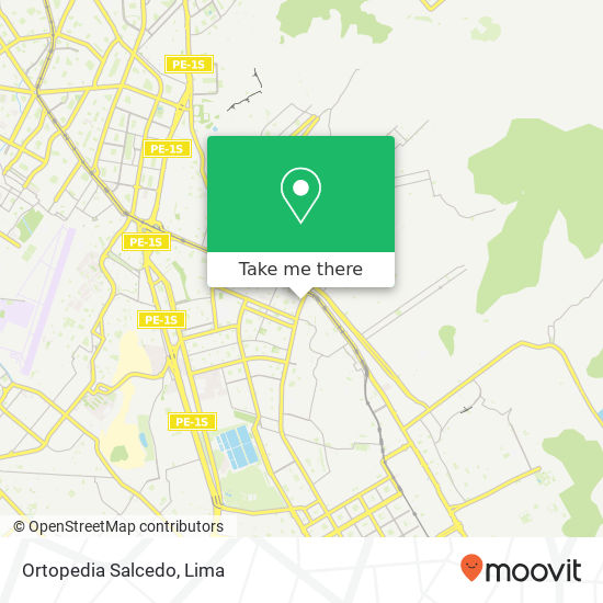 Mapa de Ortopedia Salcedo