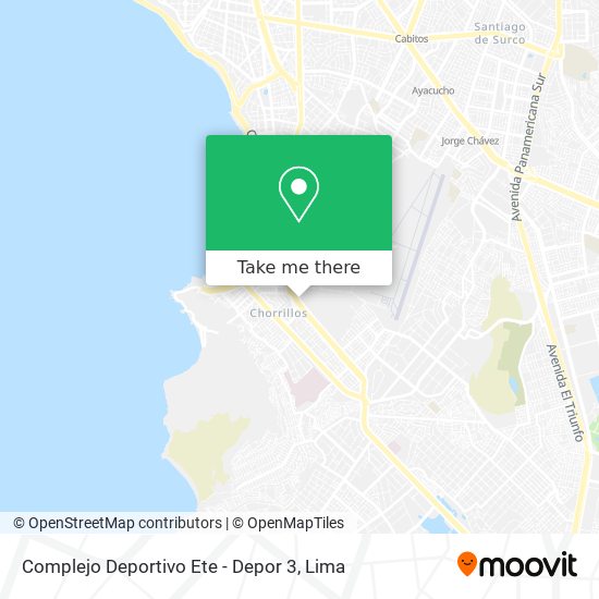 Complejo Deportivo Ete - Depor 3 map