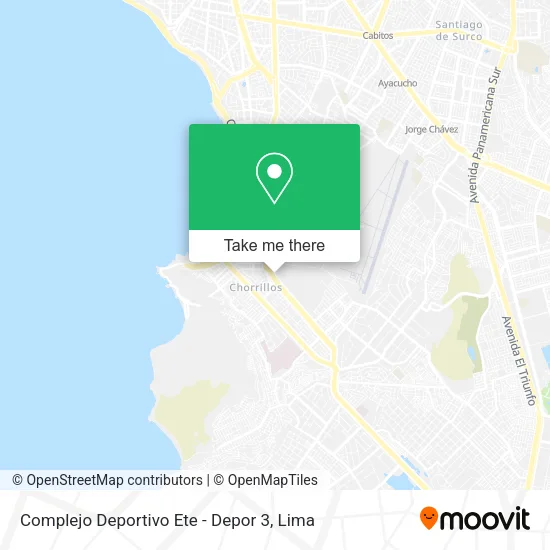 Mapa de Complejo Deportivo Ete - Depor 3