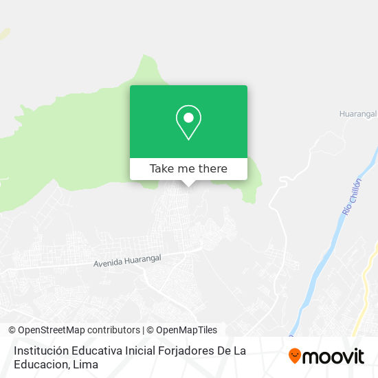 Mapa de Institución Educativa Inicial Forjadores De La Educacion