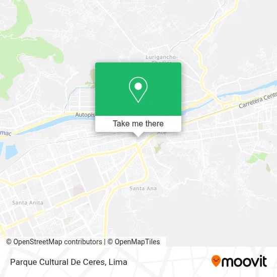 Parque Cultural De Ceres map