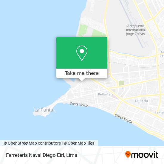 Ferretería Naval Diego Eirl map