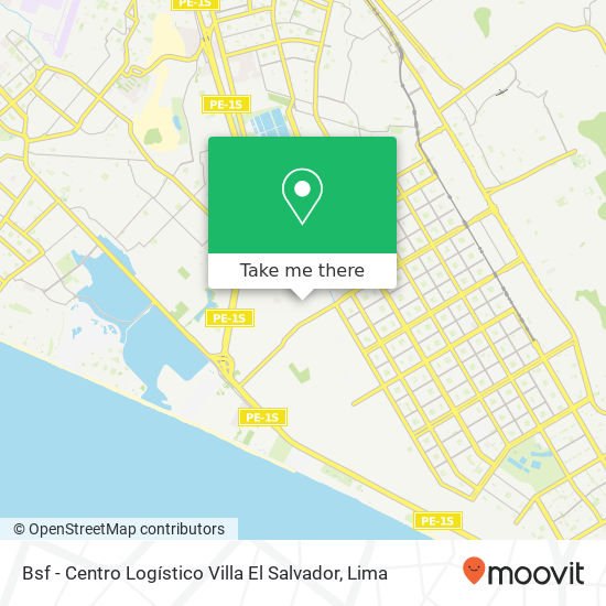 Mapa de Bsf - Centro Logístico Villa El Salvador