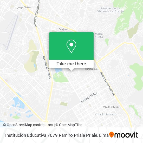 Institución Educativa 7079 Ramiro Priale Priale map