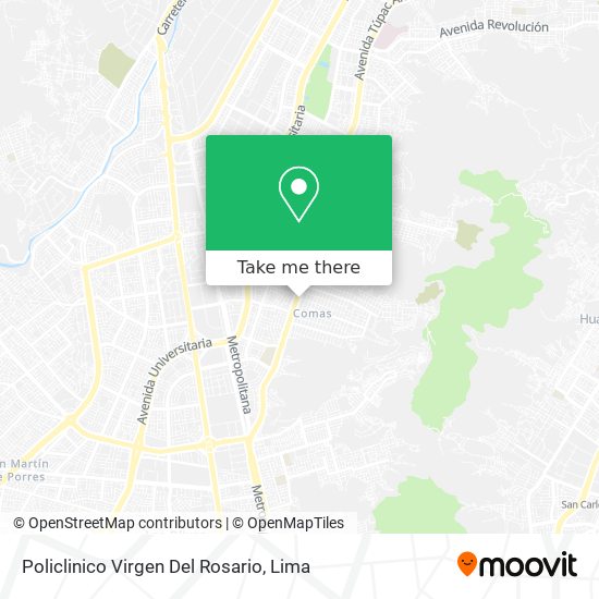 Policlinico Virgen Del Rosario map