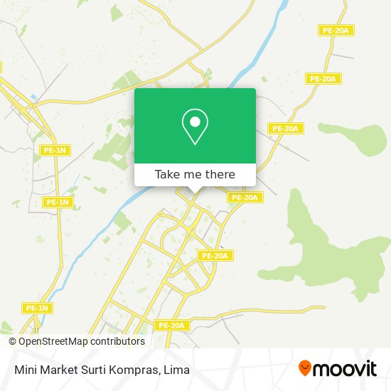 Mini Market Surti Kompras map