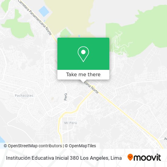 Institución Educativa Inicial 380 Los Angeles map