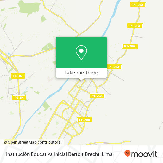 Institución Educativa Inicial Bertolt Brecht map