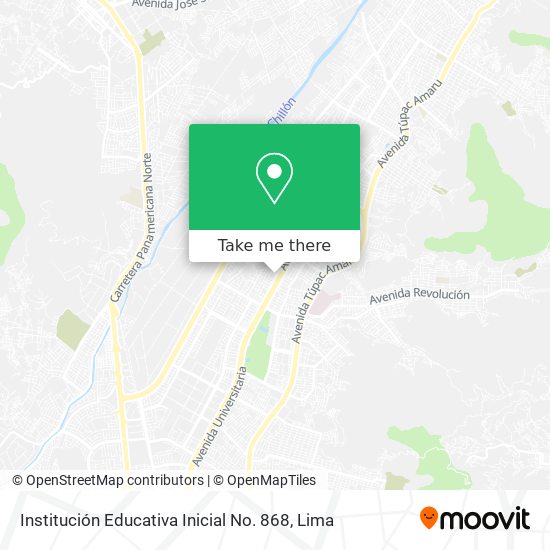 Institución Educativa Inicial No. 868 map