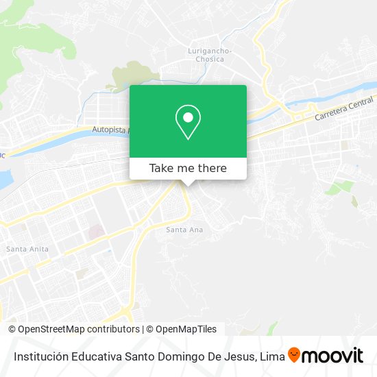 Institución Educativa Santo Domingo De Jesus map