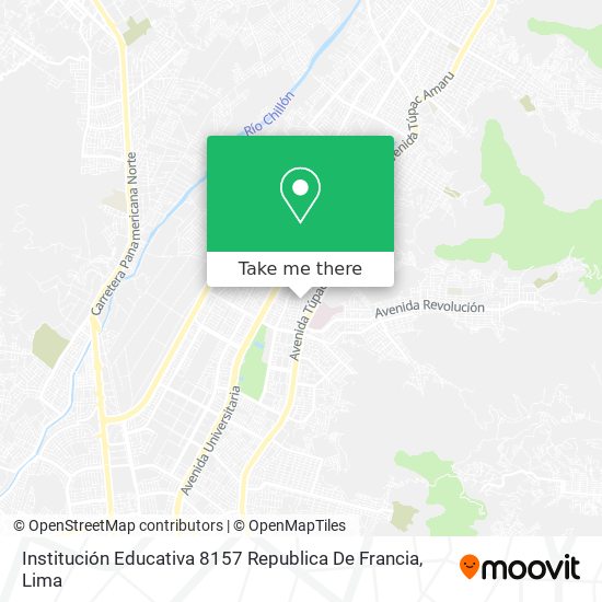 Institución Educativa 8157 Republica De Francia map