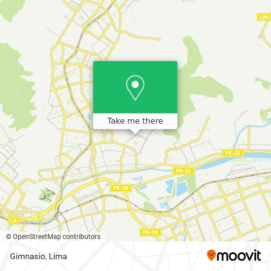 Gimnasio map