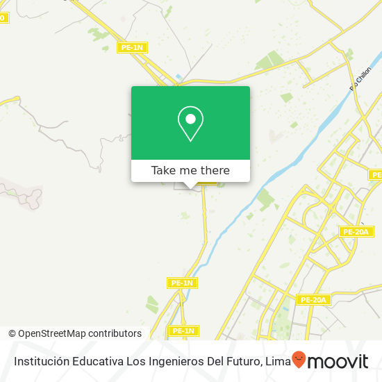 Mapa de Institución Educativa Los Ingenieros Del Futuro