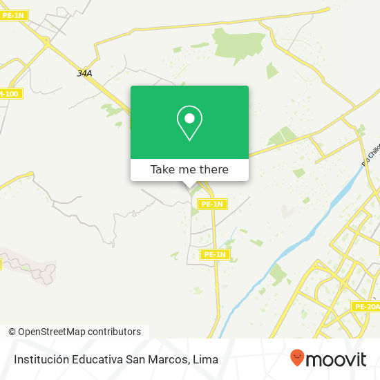 Institución Educativa San Marcos map