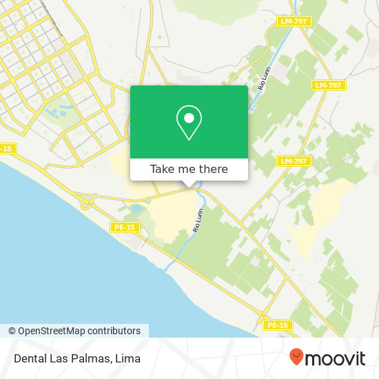 Mapa de Dental Las Palmas