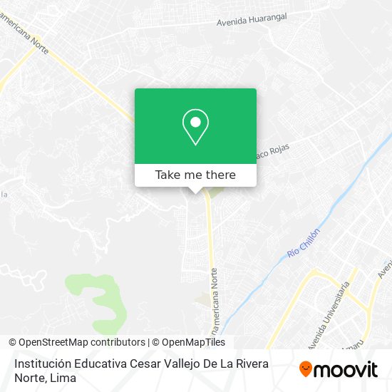 Institución Educativa Cesar Vallejo De La Rivera Norte map