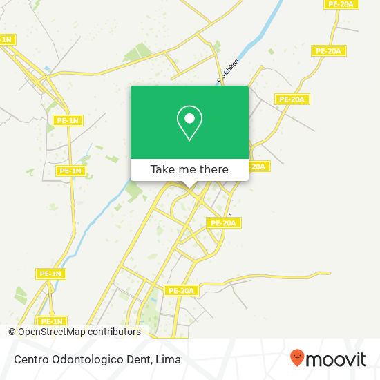 Centro Odontologico Dent map