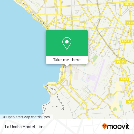 La Unsha Hostel map