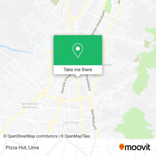 Pizza Hut map