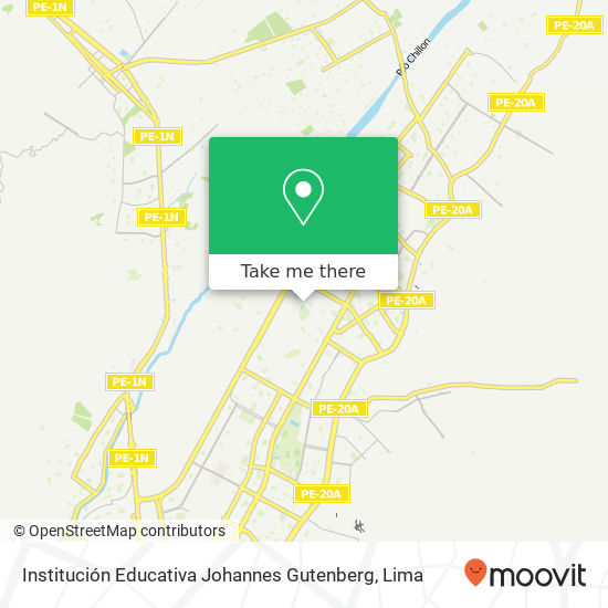 Institución Educativa Johannes Gutenberg map
