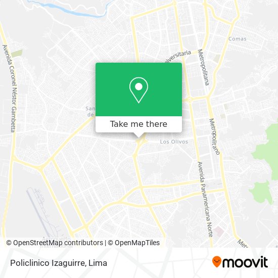 Policlinico Izaguirre map