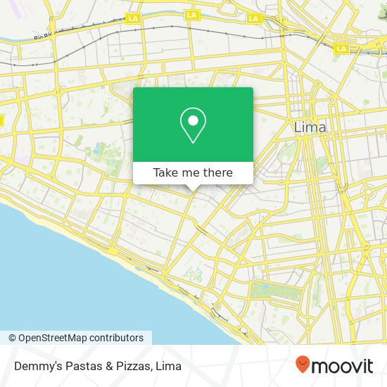 Demmy's Pastas & Pizzas map