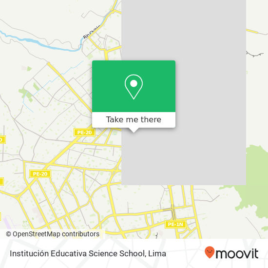 Institución Educativa Science School map