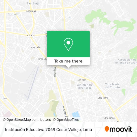 Institución Educativa 7069 Cesar Vallejo map
