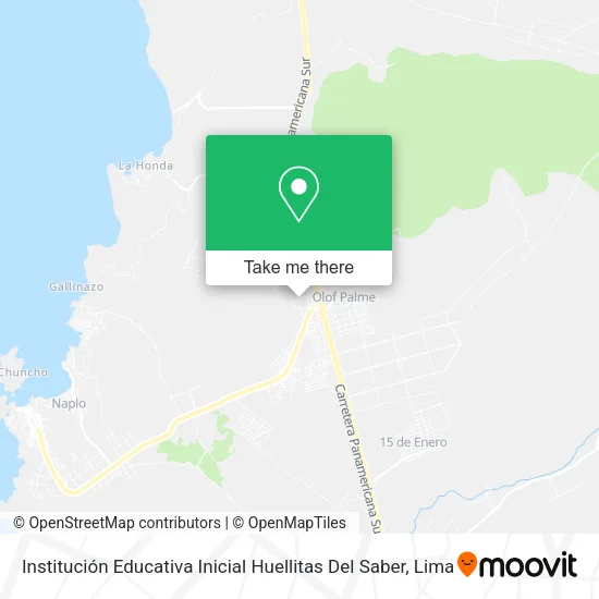 Institución Educativa Inicial Huellitas Del Saber map