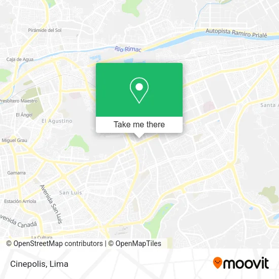 Mapa de Cinepolis