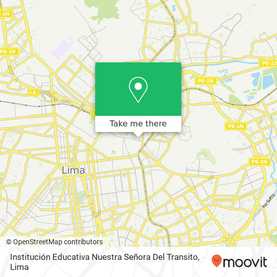 Institución Educativa Nuestra Señora Del Transito map