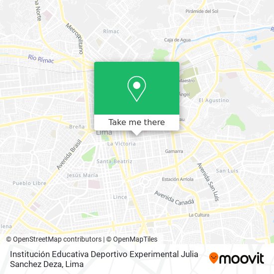Institución Educativa Deportivo Experimental Julia Sanchez Deza map