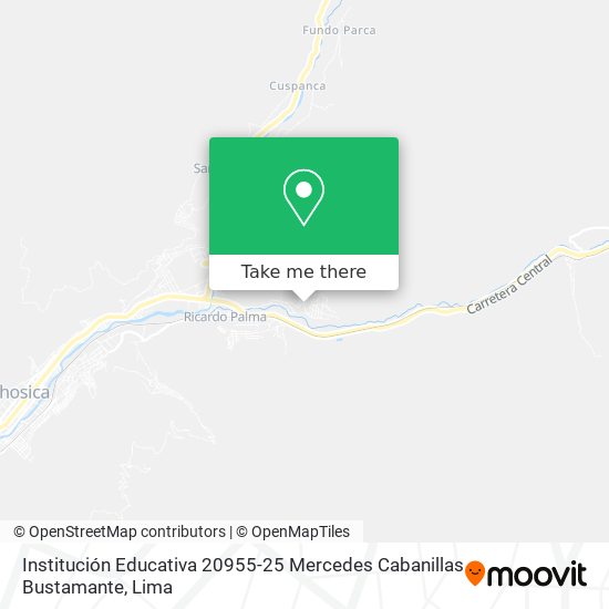 Institución Educativa 20955-25 Mercedes Cabanillas Bustamante map