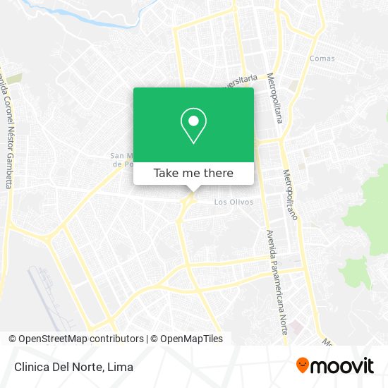 Clinica Del Norte map
