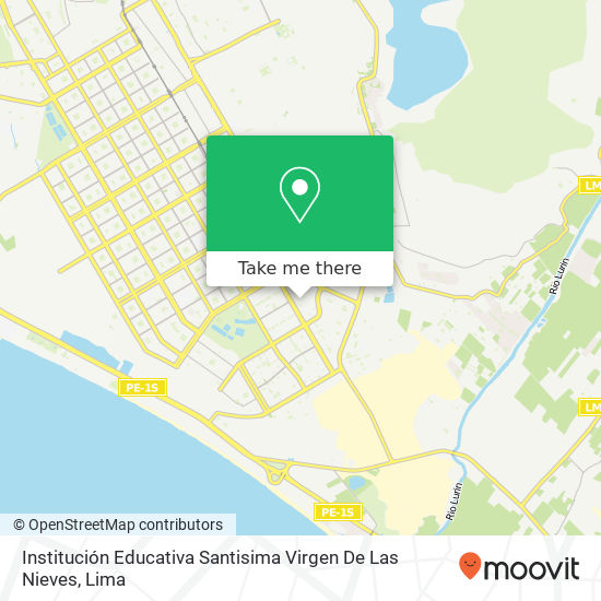 Institución Educativa Santisima Virgen De Las Nieves map