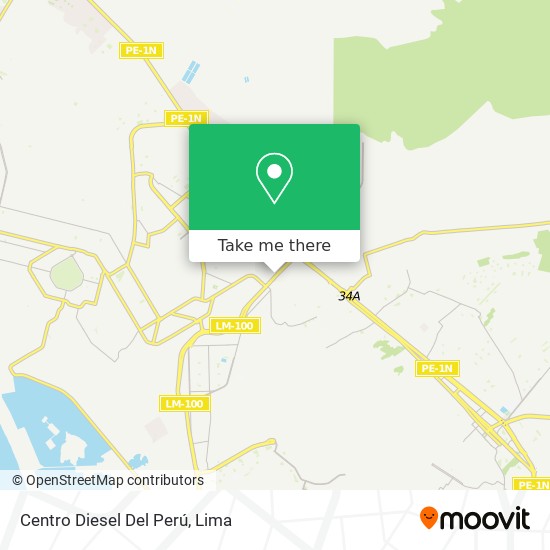 Centro Diesel Del Perú map