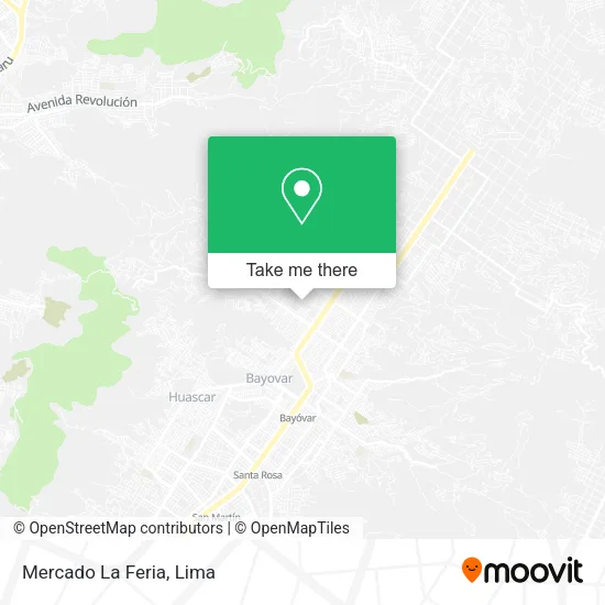 Mercado La Feria map
