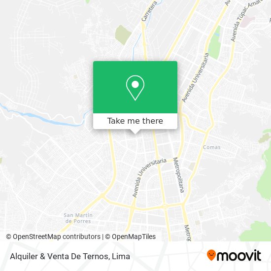 Alquiler & Venta De Ternos map