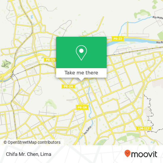 Chifa Mr. Chen map