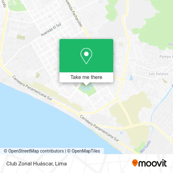 Club Zonal Huáscar map