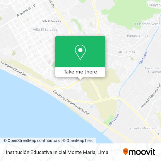 Institución Educativa Inicial Monte Maria map