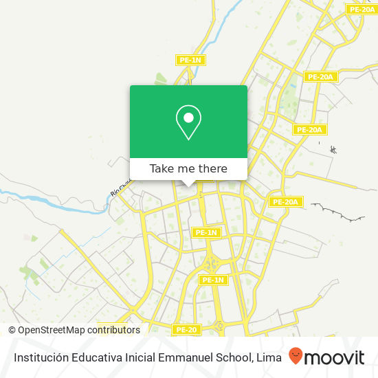 Institución Educativa Inicial Emmanuel School map
