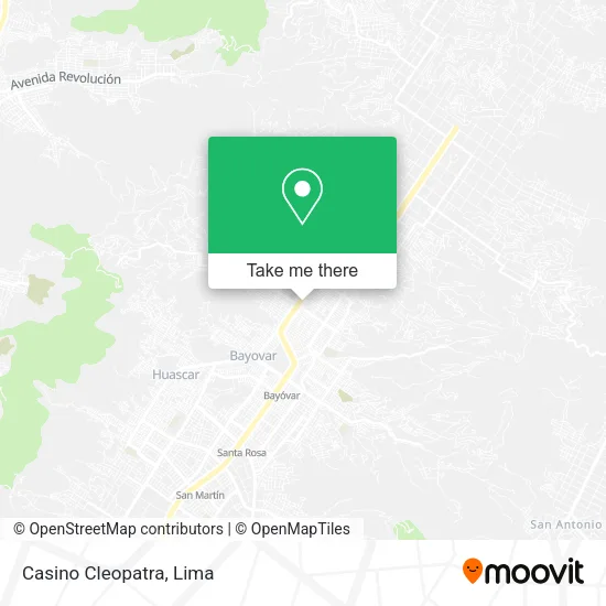 Mapa de Casino Cleopatra
