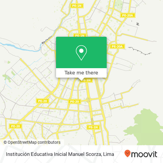 Institución Educativa Inicial Manuel Scorza map