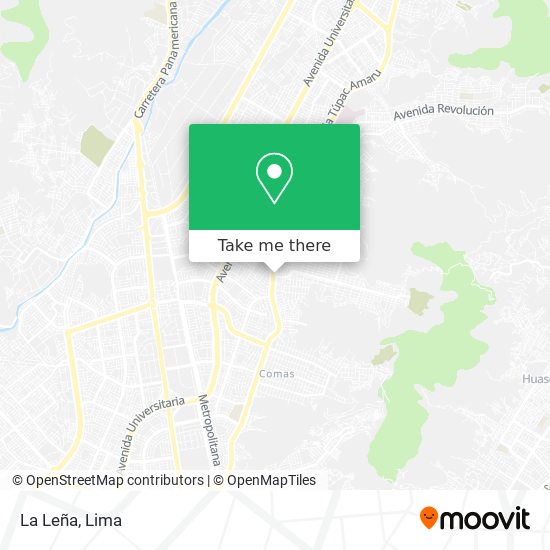 La Leña map