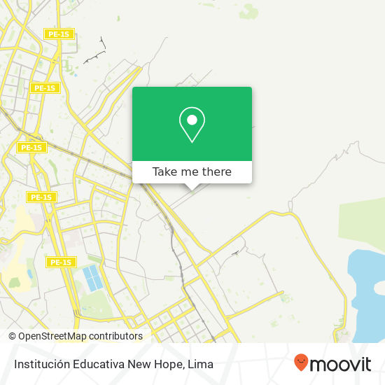 Institución Educativa New Hope map