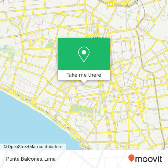 Punta Balcones map