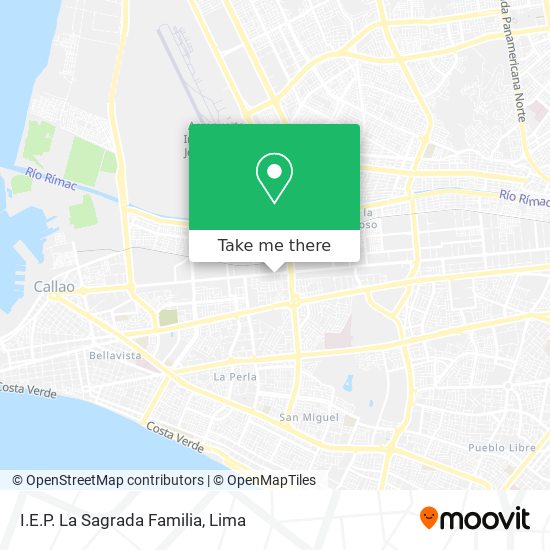 I.E.P. La Sagrada Familia map